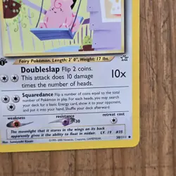 Clefairy Pokemon Card Neo Genesis 30/111 1st Edition NM Uncommon Colorless WOTC - Image 4