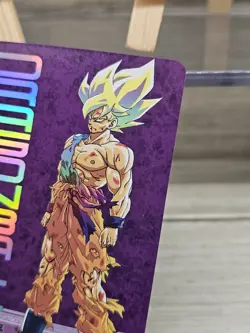 SSJ Goku Dragon Ball Visual Adventure Rainbow Foil Art Card Mint+ - Image 2