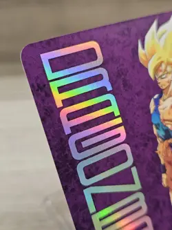 SSJ Goku Dragon Ball Visual Adventure Rainbow Foil Art Card Mint+ - Image 3