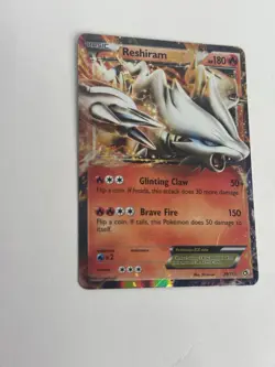 Reshiram EX Holo Pokemon Card 180 HP Black & White Series - Image 3