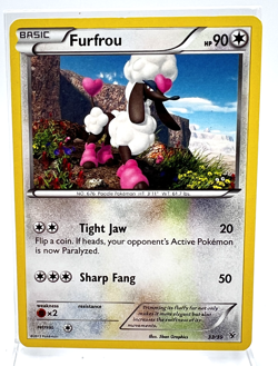 Furfrou 33/39 Pokemon Card 2013 Kalos Starter Set LP - Image 1