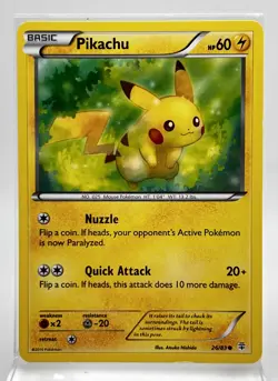 Pikachu 26/83 Pokemon Card 2016 Generations LP - Image 1