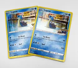 Lapras Holo 023/078 x2 2x Pokemon Card 2022 Pokemon GO LP - Image 1