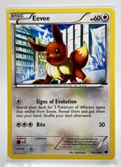 Eevee 90/116 Pokemon Card 2013 Plasma Freeze MP - Image 1