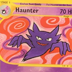 Pokemon TCG Expedition Base Set HAUNTER Unlimited 80/165 HP Rare Card VTG - Image 3