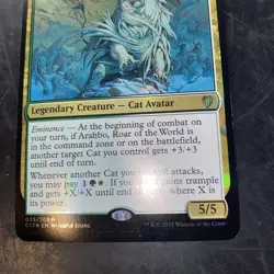 Arahbo, Roar of the World FOIL Commander 2017 PLD CARD (497936) ABUGames - Image 3