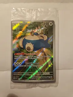 Sealed 2023 Snorlax 051 Scarlet And Violet 151 Black Star Promo Pokemon Card - Image 1