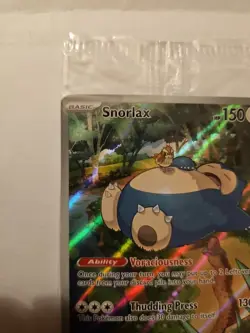 Sealed 2023 Snorlax 051 Scarlet And Violet 151 Black Star Promo Pokemon Card - Image 2