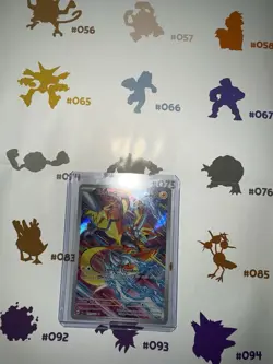 Pokemon TCG Stellar Crown Zeraora Holo Rare Card Illustration 151/142 - Image 1