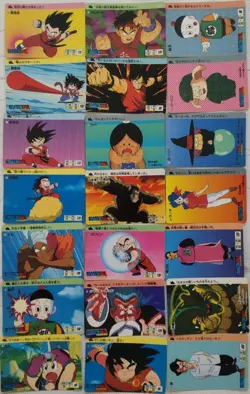 Dragon Ball Trading Card 21 Cards Showa Series Some - Image 1