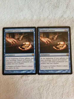 (2) MTG Magic The Gathering Conjured Currency Return to Ravnica Regular - Image 1