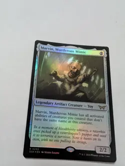 Marvin, Murderous Mimic Duskmourn: House of Horror Foil MTG Artifact Creature - Image 4