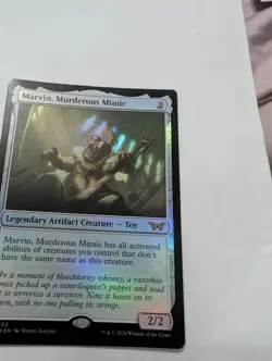 Marvin, Murderous Mimic Duskmourn: House of Horror Foil MTG Artifact Creature - Image 5