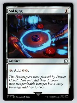 Sol Ring U Universes Beyond: Fallout 239 NM MTG Magic TCG PIP - Image 1
