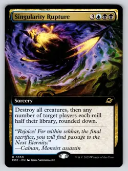 Singularity Rupture (Extended Art) R Edge of Eternities 350 NM MTG Magic TCG - Image 1
