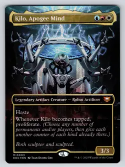 Kilo, Apogee Mind (Borderless Foil) M Commander: Edge of Eternities 3 MTG MYTHIC - Image 1