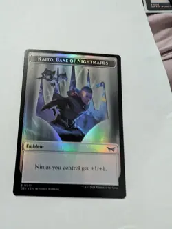 Duskmourn Kaito, Bane of Nightmares/Gremlin #17 Token FOIL MTG Ninja Magic The - Image 1