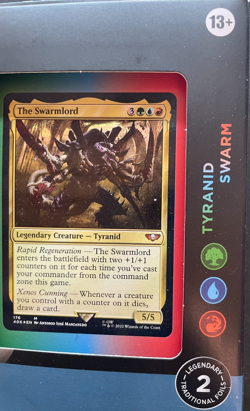 MTG: Universes Beyond Warhammer 40k Tyranid Swarm Commander Deck Sealed - Image 3