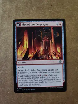 MTG Lost Caverns of Ixalan Idol of the Deep King Sovereign's Macuahuitl LCI - Image 2