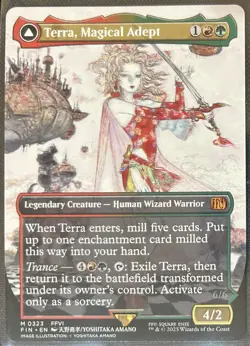 Terra, Magical Adept 323 Esper Terra Mythic Borderless Final Fantasy MTG - Image 1