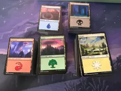 Mtg 740x Basic Lands Magic Huge Bulk Lot Commander EDH Forest Island Plains - Image 1