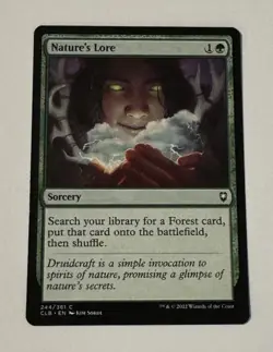 MTG Nature's Lore - Commander Legends Battle for Baldur's Gate NM - Image 1