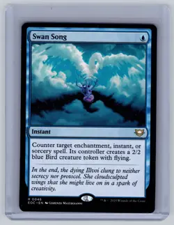 Swan Song R Commander: Edge of Eternities 46 NM MTG Magic TCG Rare EOC - Image 1