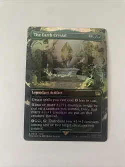 MTG Final Fantasy English The Earth Crystal Borderless 0342 Foil - Image 1