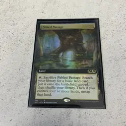 Fabled Passage (Extended Art) -Foil Light Play MTG Magic 2021 Core Set - Image 1