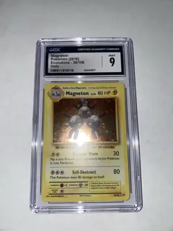 Pokemon Magneton Holo #38/108 Evolutions 2016 - CGC 9 Mint - Image 2