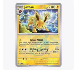 Pokemon Tcg Jolteon (Poke Ball Pattern) 029/131 Sv: Prismatic Evolutions Holo NM - Image 1