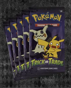 Pokemon TCG Trick or Trade Booster 5X Packs 2023 Halloween 15 CARDS! - Image 2