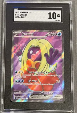 SGC Gem Mint 10 Jynx EX 191/165 Ultra Rare Pokemon Scarlet & Violet 151 English - Image 1