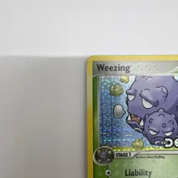 Weezing 51/107 Stamped Reverse Holo Rare Pokemon EX Deoxys 2005 Pokemon MD - Image 3