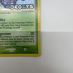 Weezing 51/107 Stamped Reverse Holo Rare Pokemon EX Deoxys 2005 Pokemon MD - Image 5