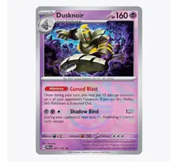 Dusknoir (Master Ball Pattern) 037/131 Rare SV: Prismatic Evolutions Pokemon TCG - Image 1