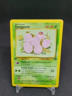 1999 Pokemon Jungle Set 1st Edition 52/64 Exeggcute - Image 1