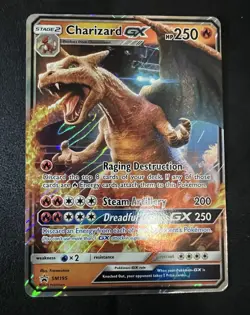 Charizard 2019 GX SM195 SM Promo Holo Pokemon - Image 1