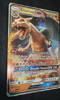 Charizard 2019 GX SM195 SM Promo Holo Pokemon - Image 2