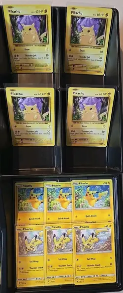 🔥Pikachu Pokemon Card Lot Of Rares For Your Collection Surfing/Tera/full Art📈 - Image 3