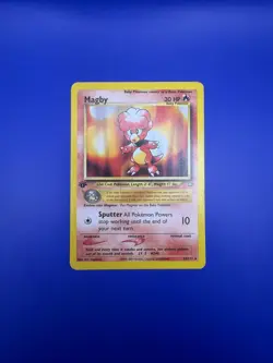 Wizards of the Coast Magby 23/111 Neo Genesis 1st Edition 2000 Rare Pokemon Card - Image 1