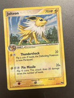 Jolteon - 3/17 - Pokemon Pop Series 3 Holo Card LP - Image 1