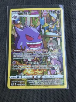 Pokemon Gengar TG06/TG30 Trainer Gallery Holo Rare Lost Origin NM Card - Image 1