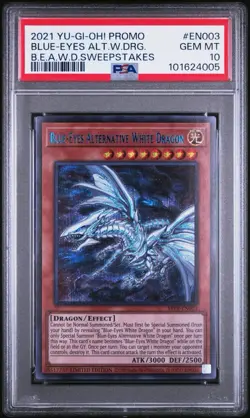 Konami Blue-Eyes Alternative White Dragon Promo Card SBPR-EN003 Yu-Gi-Oh! TCG - Image 3