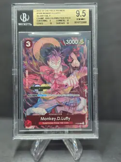 One Piece Card Game Monkey D Luffy Championship 2023 promo P-006 BGS 9.5🔥 - Image 1