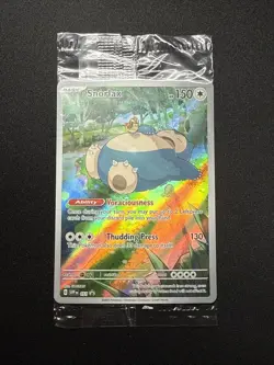 Snorlax SVP EN 051 Black Star Promo Scarlet & Violet Pokemon 151 Card - SEALED - Image 1