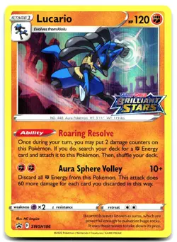Lucario Promo SWSH: Sword & Shield Promo Cards SWSH186 NM - Image 1
