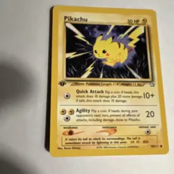 Pokemon Pikachu Base Set 2 Common 50 HP 70/111 Regular English Card - Image 1