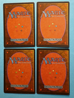 Magic the Gathering MTG Ice Age GOBLIN SNOWMAN X 4 LP/EX U 1995! - Image 3
