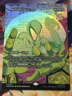 MTG - 1x Mindbreak Trap - Borderless Foil / Spider-Man NM - Image 1
